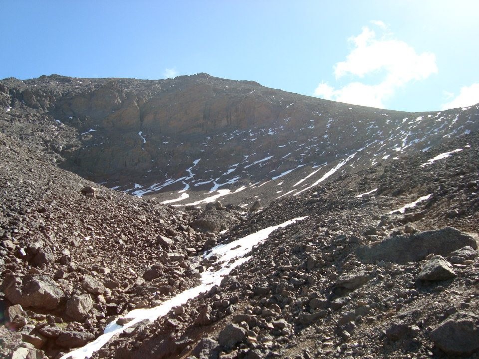 montée et arête sommital du Toubkal