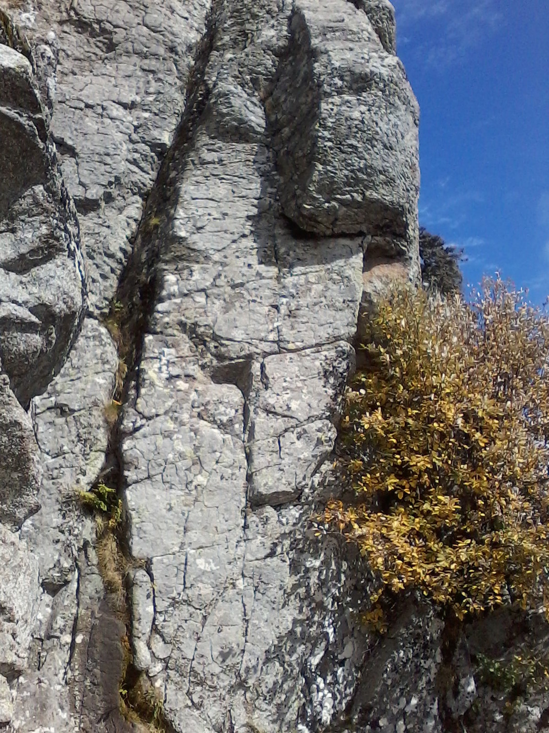 Rochers des Prés Marty ( La fissure du gendarme 6a/b )