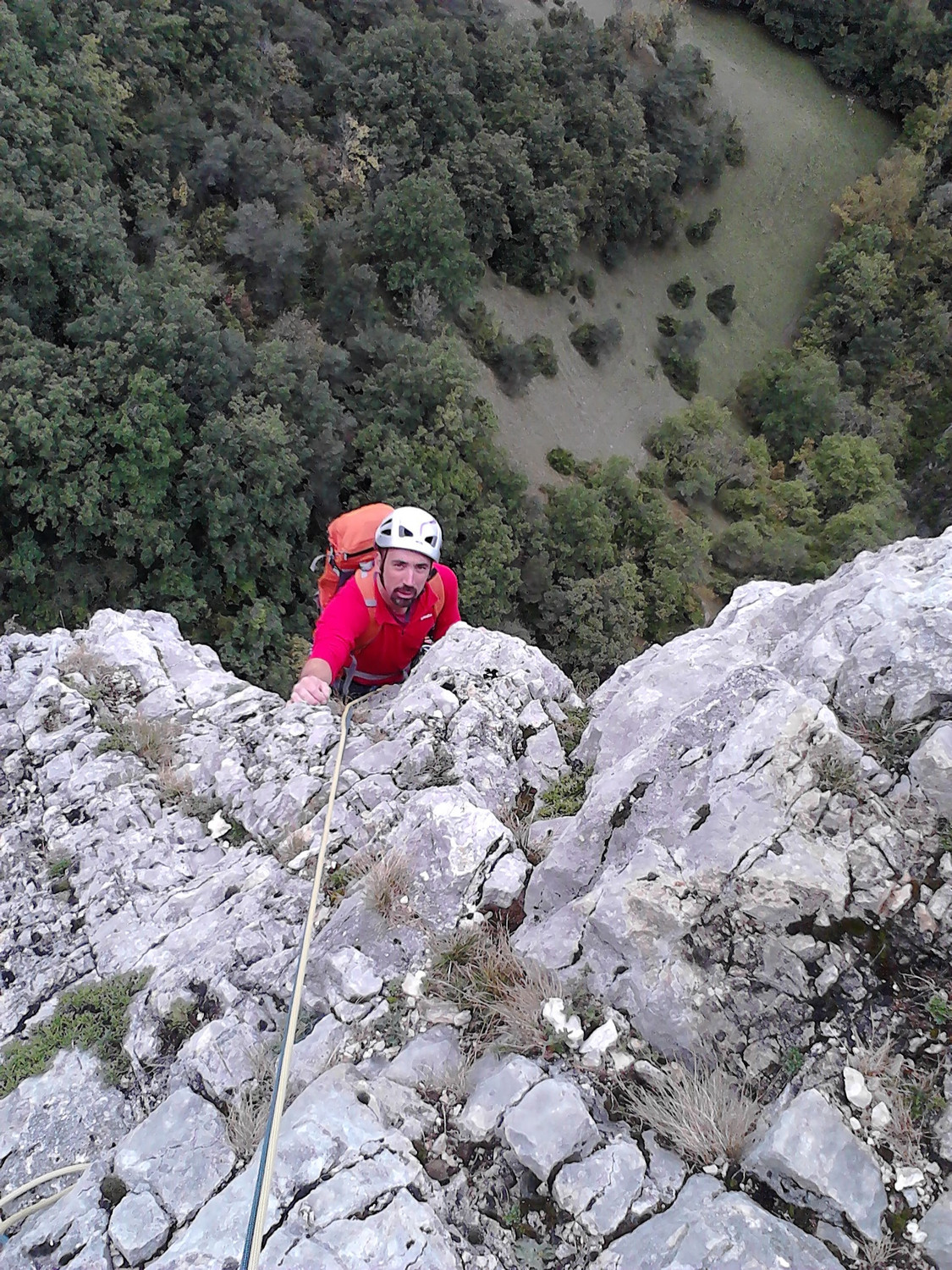 Christophe pose à l'arrivée de L3