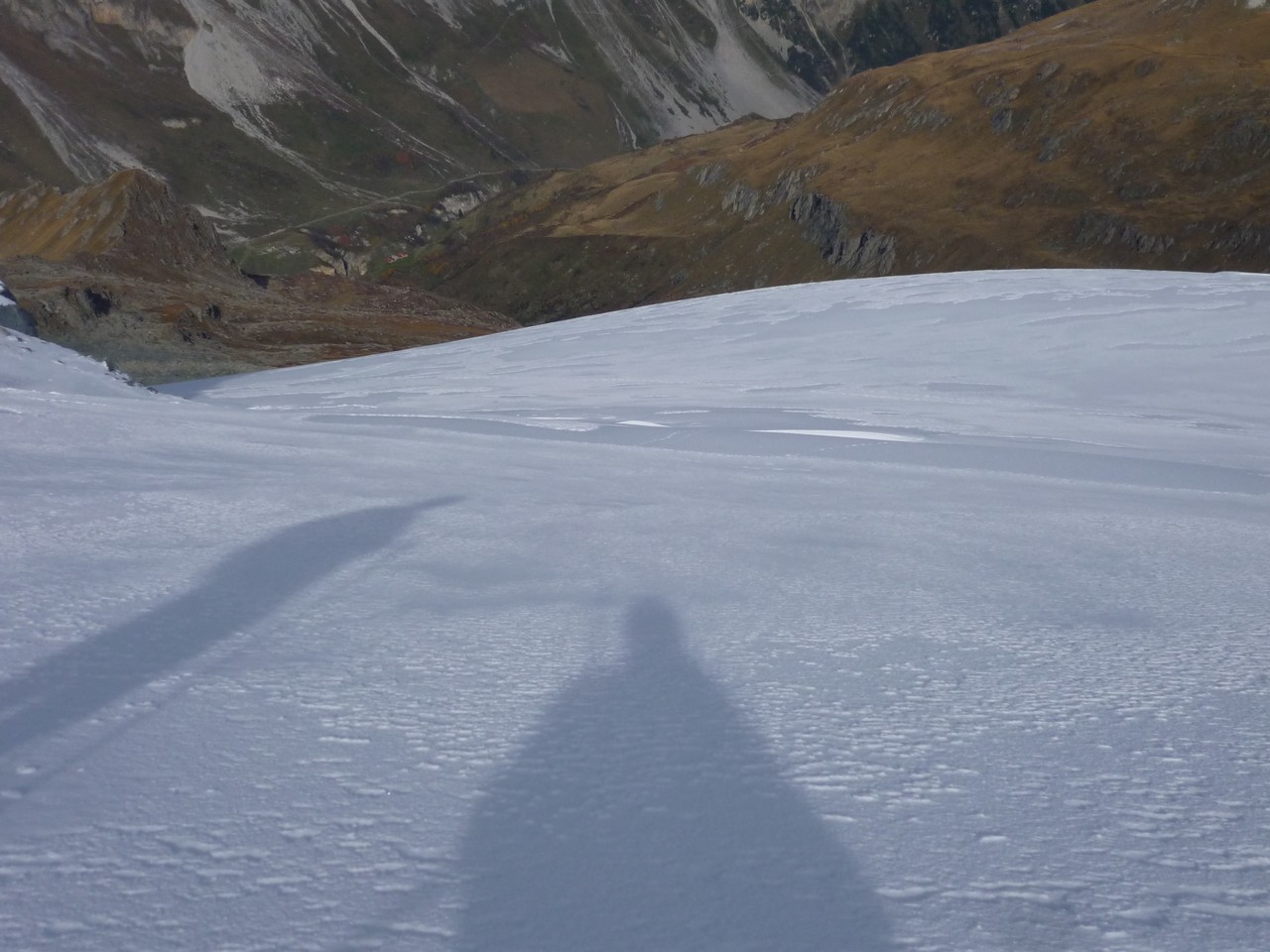 Pente vue du col sup du Génépy