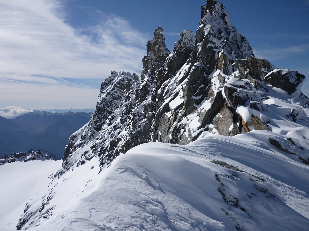 Pointe de Labby et arête du soleil...