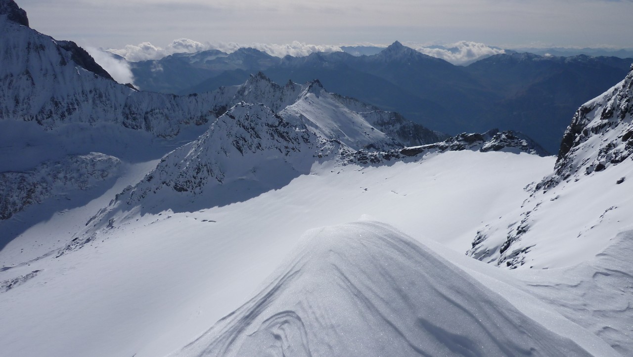 col de Labby en premier plan