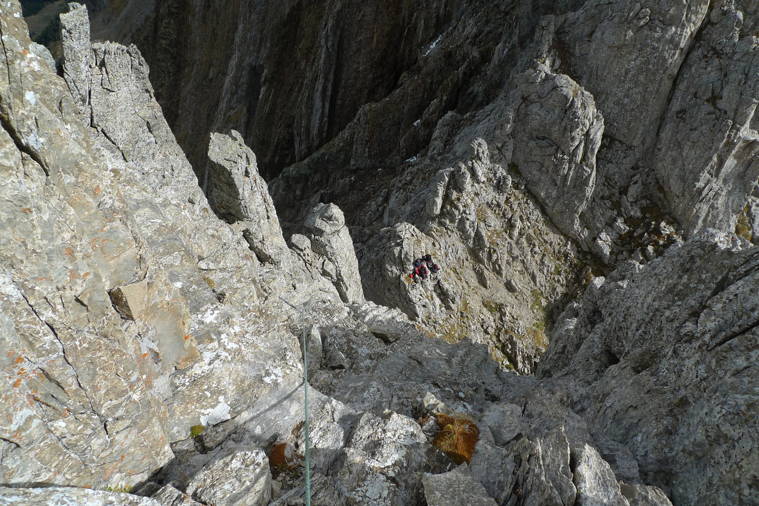 Llarg de III+ a la tercera Tuca d'Ixea