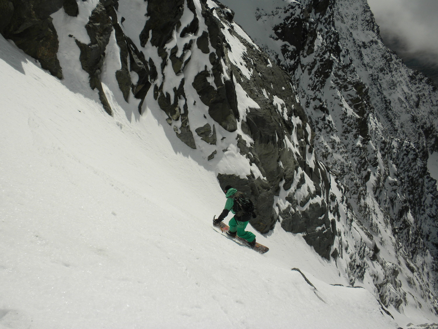 neige dur, mais bon grip