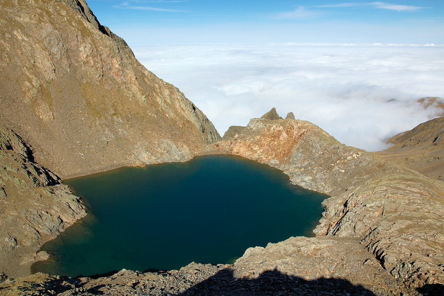 Lac de Nère Arrouge depuis le pic de Nère Arrouge