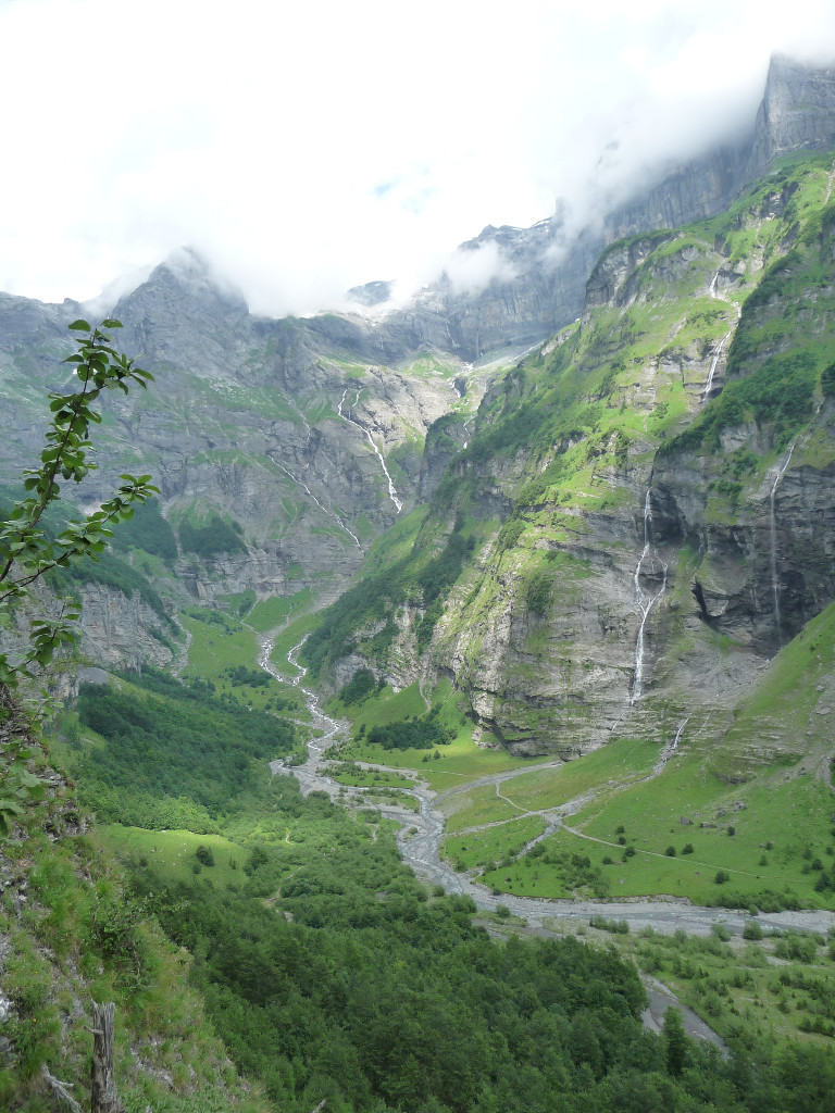 Le fond du Vallon sur les hauteurs du Pas de Borêt