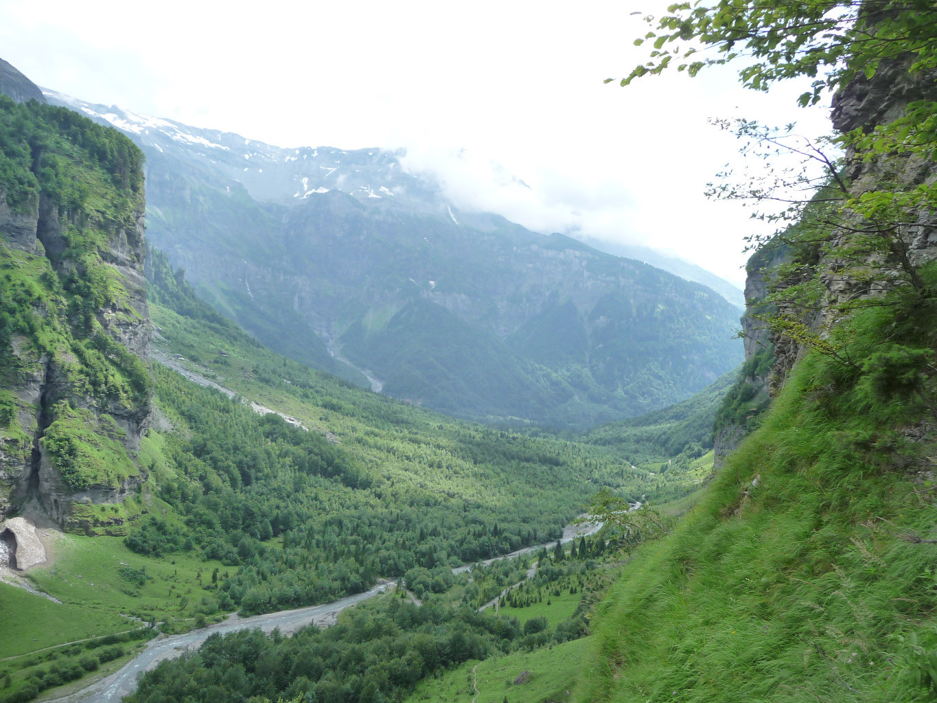 Le début du Vallon sur les hauteurs du Pas de Borêt