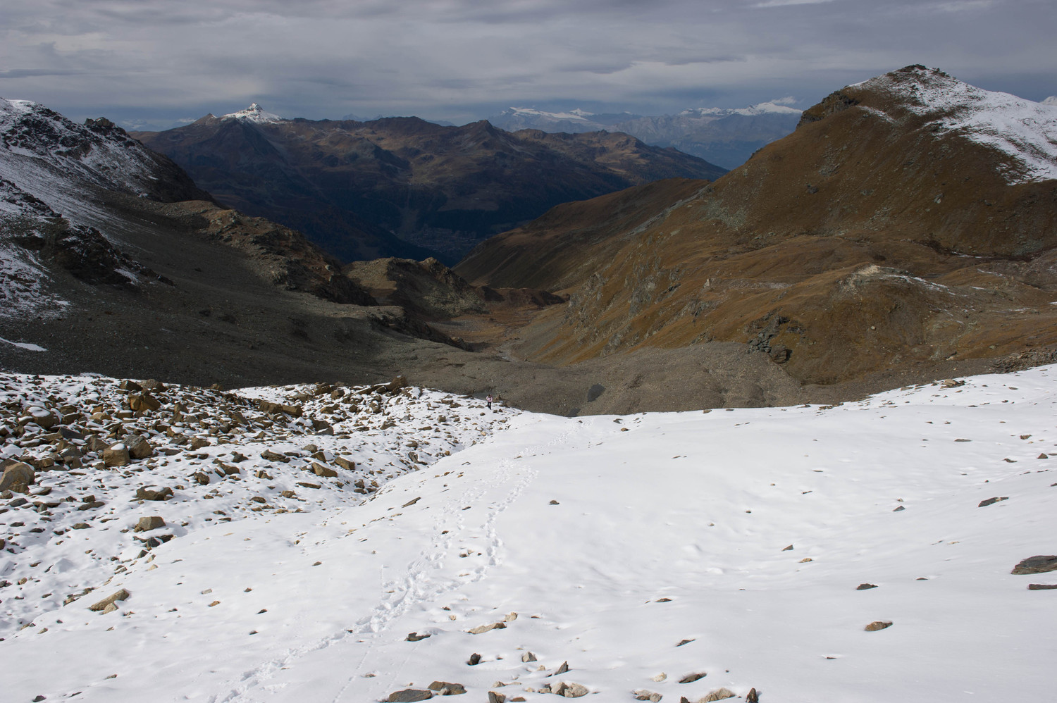 Montée vers le col des Arpettes