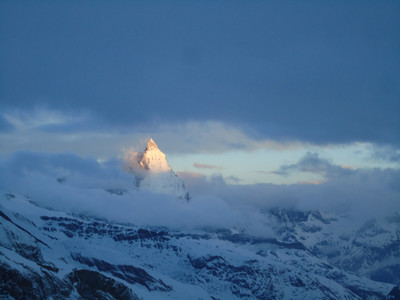 du soleil sur le cervin du soleil sur le cervin
