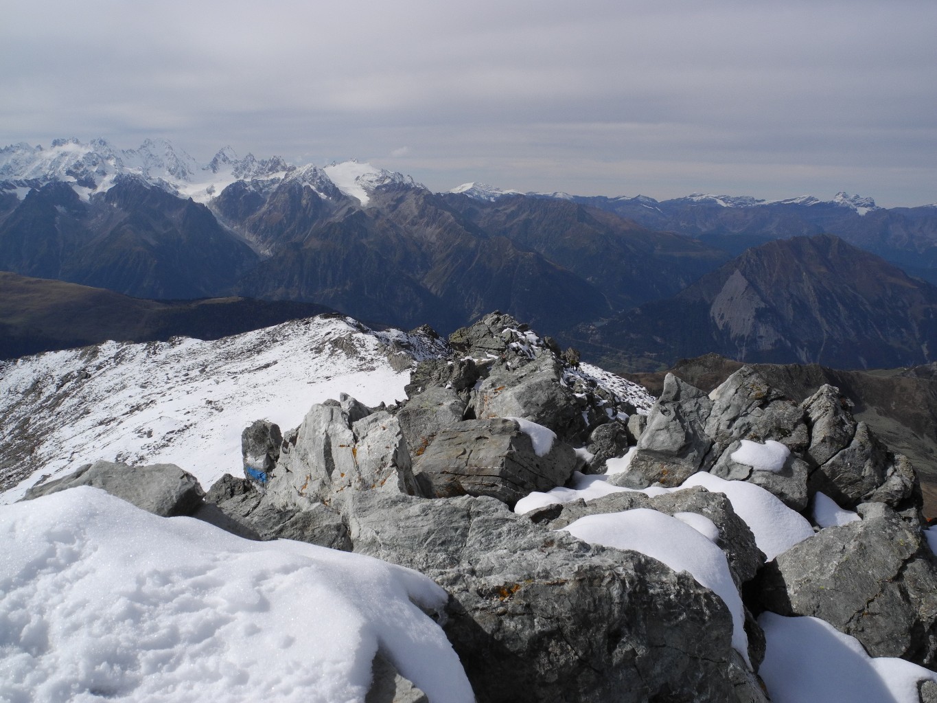 Vue sur l'arrête