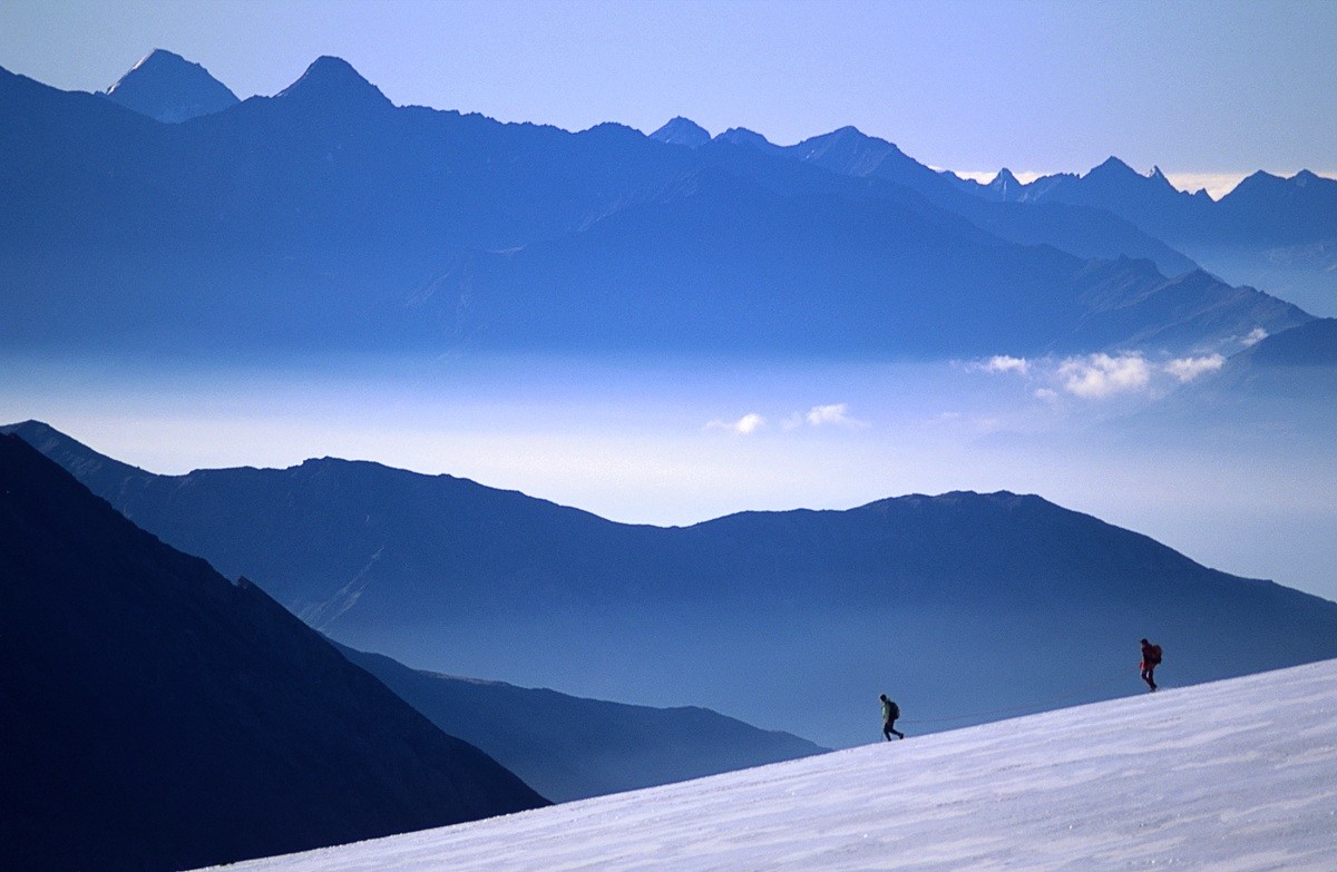 Cordee au Col du Geant