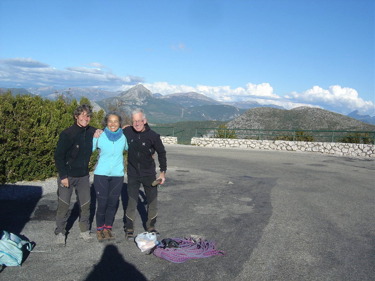"Cueillis" par le mistral glacial