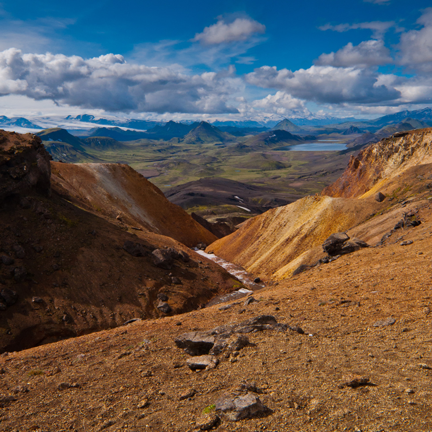 Trek dans le Landmannalaugar // Islande