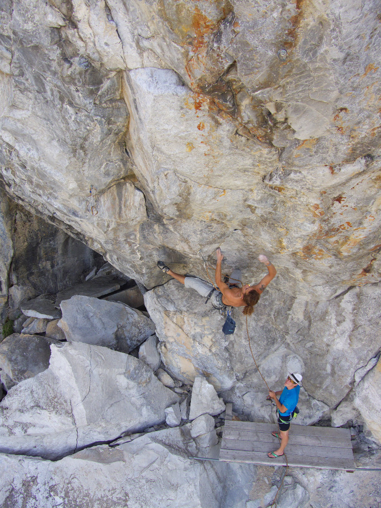 Défonce d'entrer, 8a+ au Croë