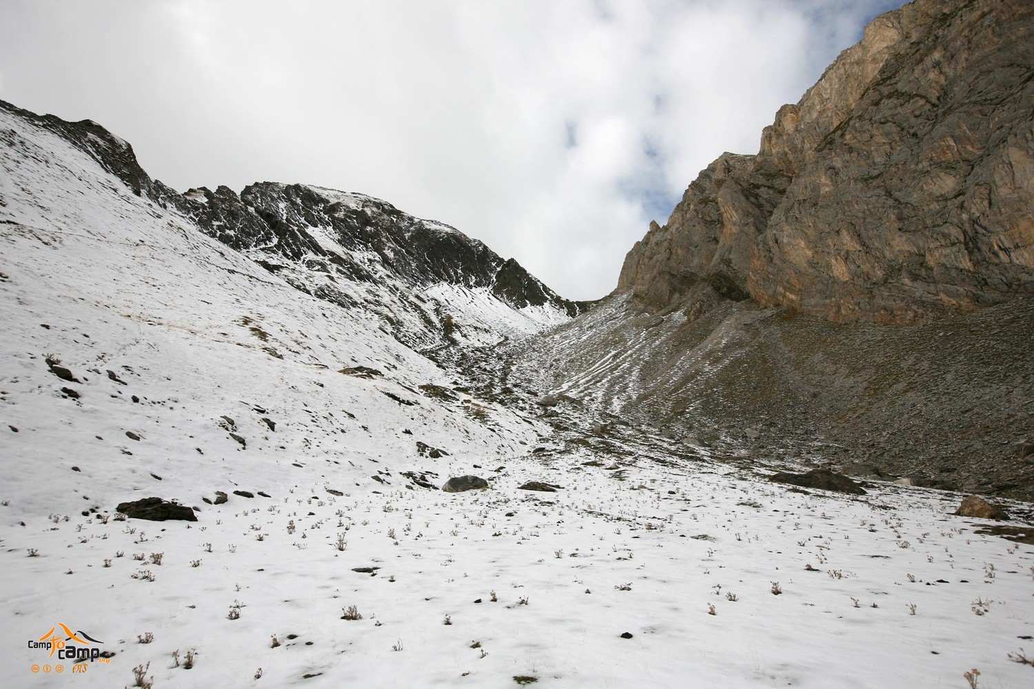 Vallon supérieur du col de Pourtet