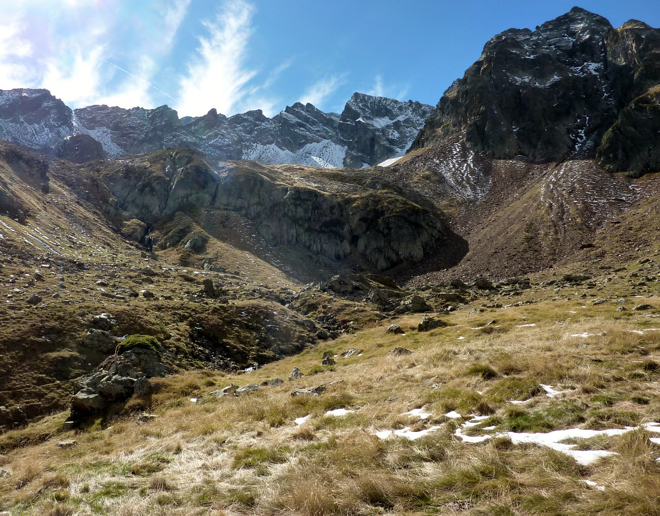 en direction du lac d'ausseilla