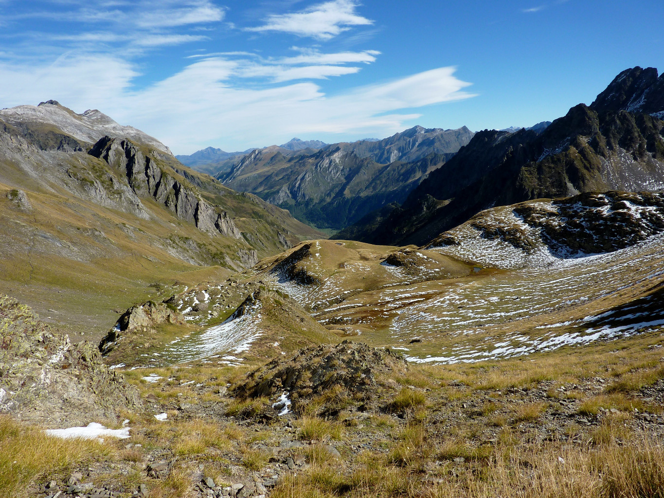 vallon de montée vu du col