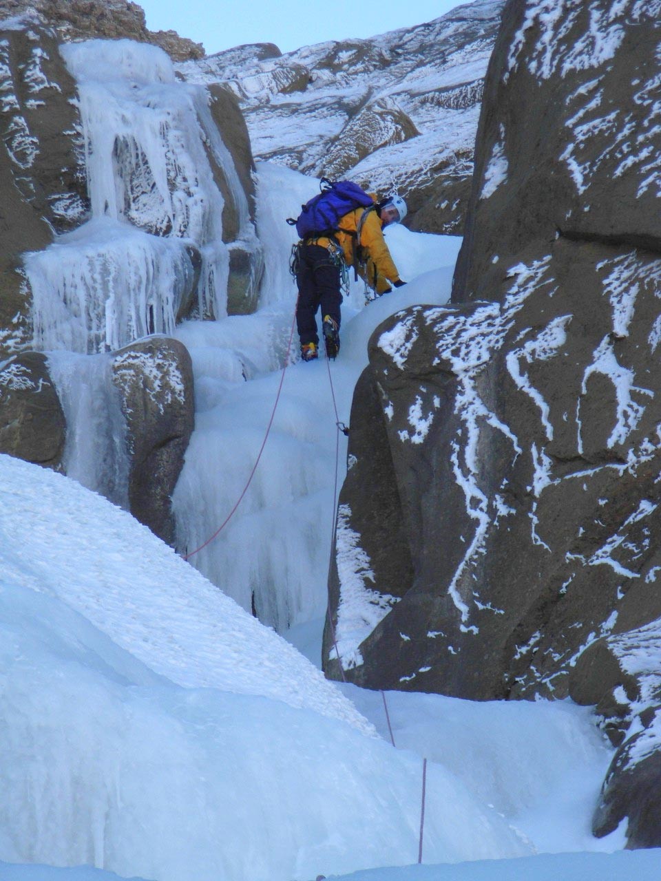 Ice dans le ruisseling