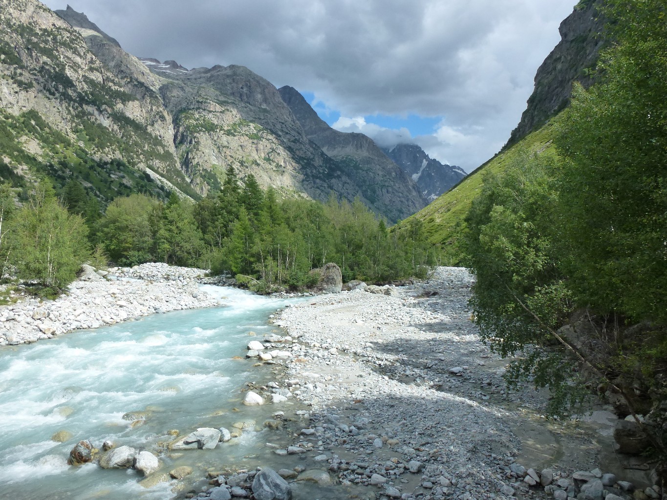 Orage sur les Ecrins