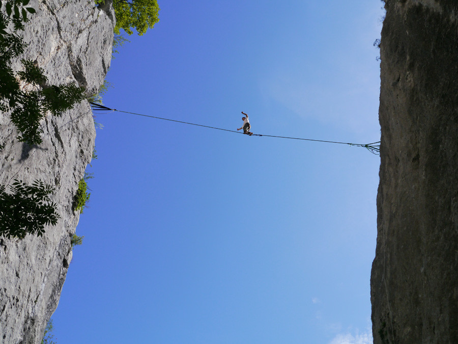 Highline Pierre de Quart, Lac du Bourget