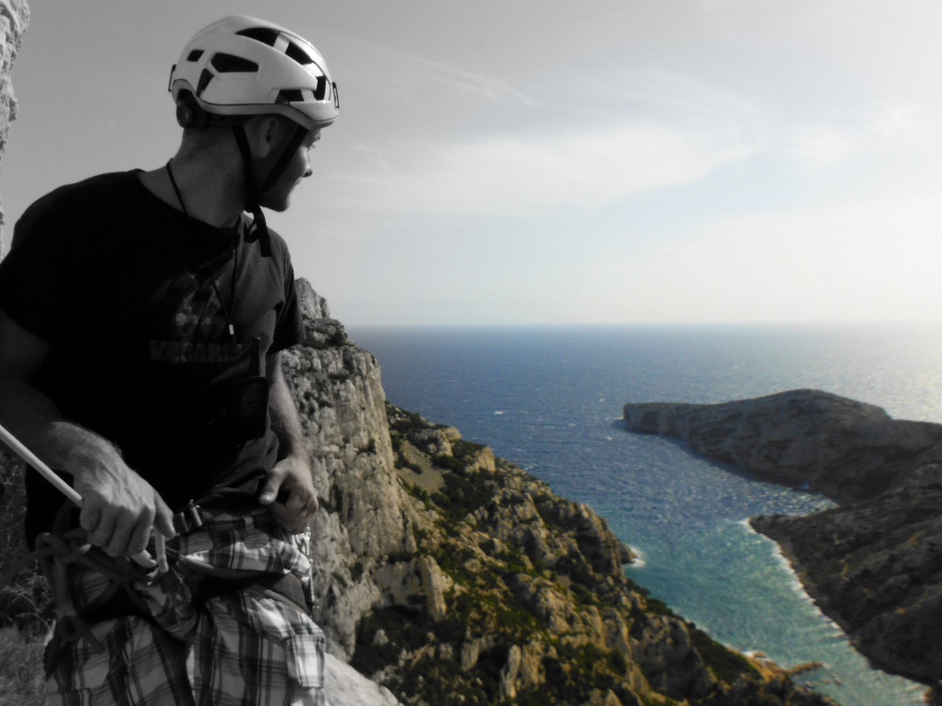 vue sur le port de morgiou depuis R3
