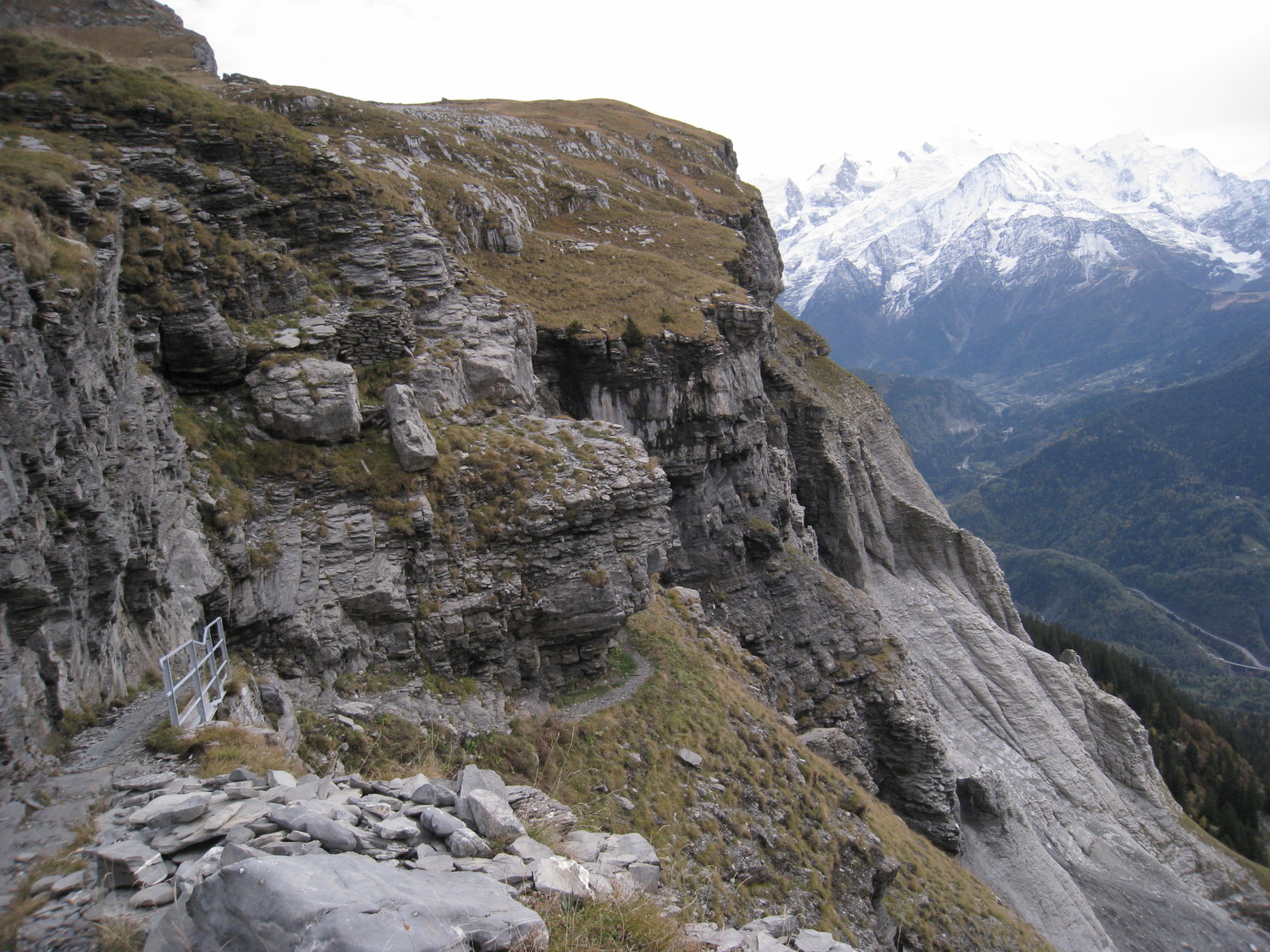 Les Egrats- passarelle-sentier