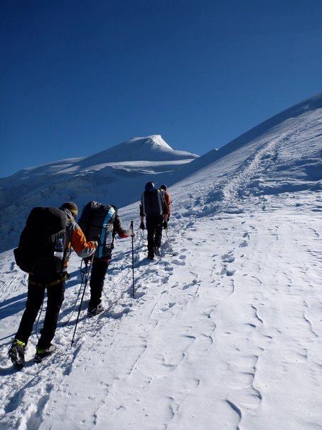 sur la première arête