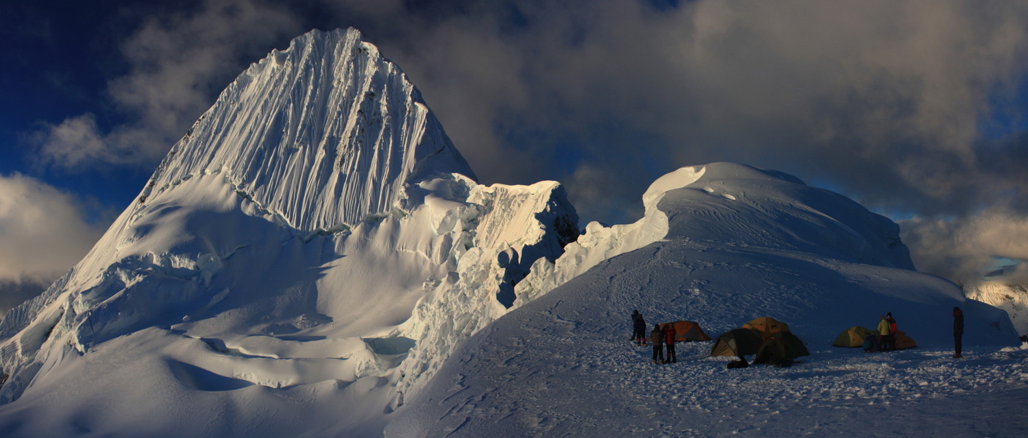 Camp d'altitude de l'Alpamayo