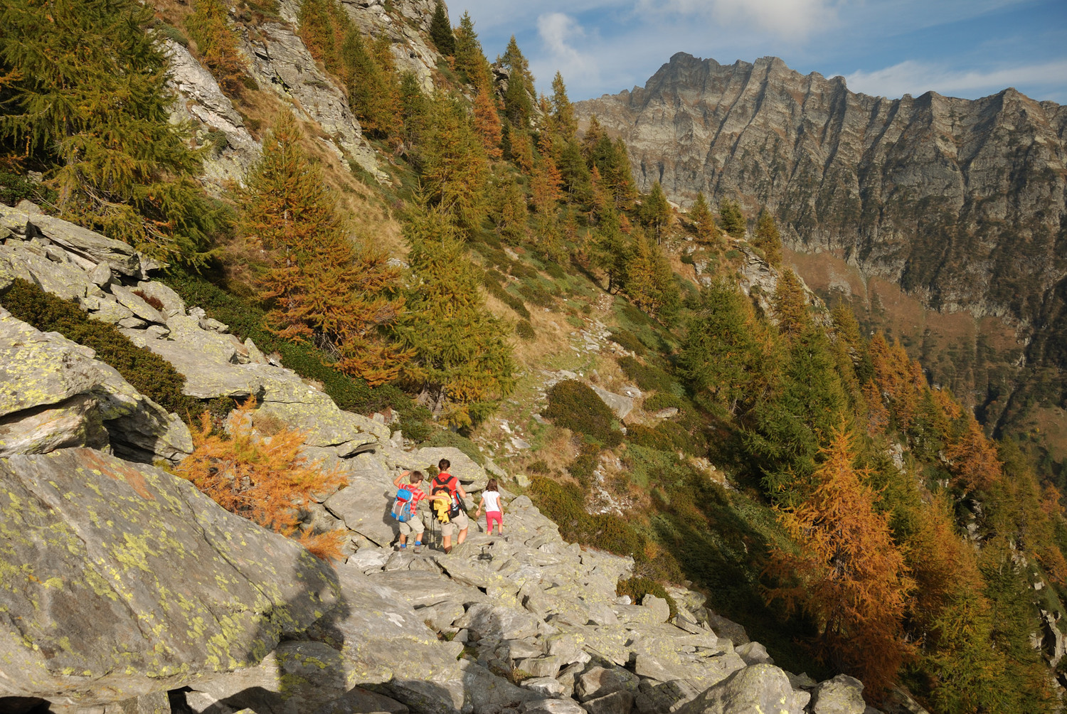 Juste avant le Rifugio Fiorasca