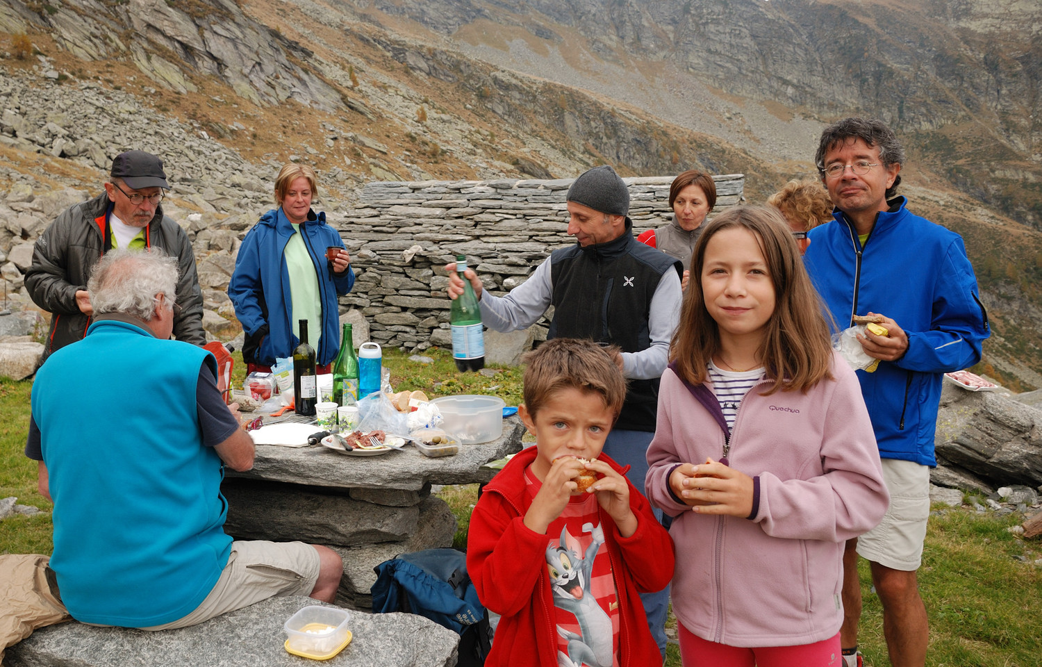 Accueil en fête à Fiorasca