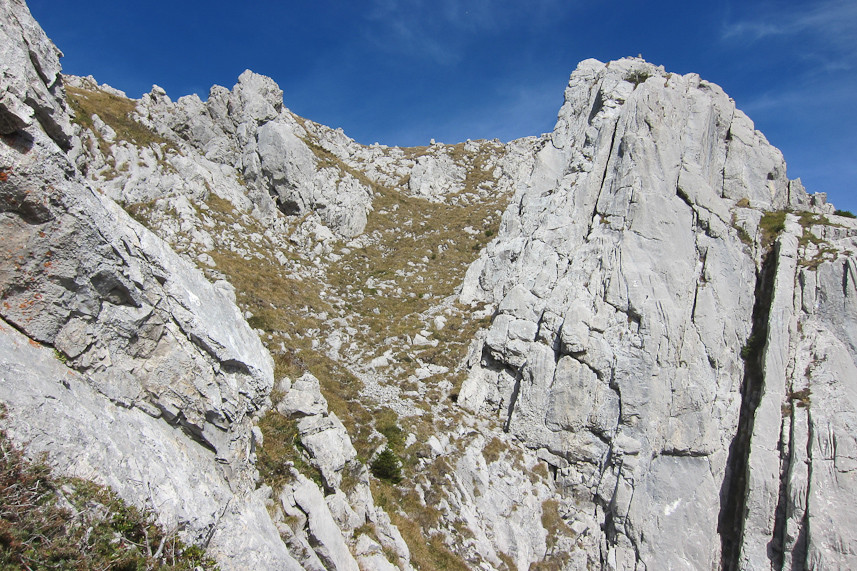 Descente du sommet