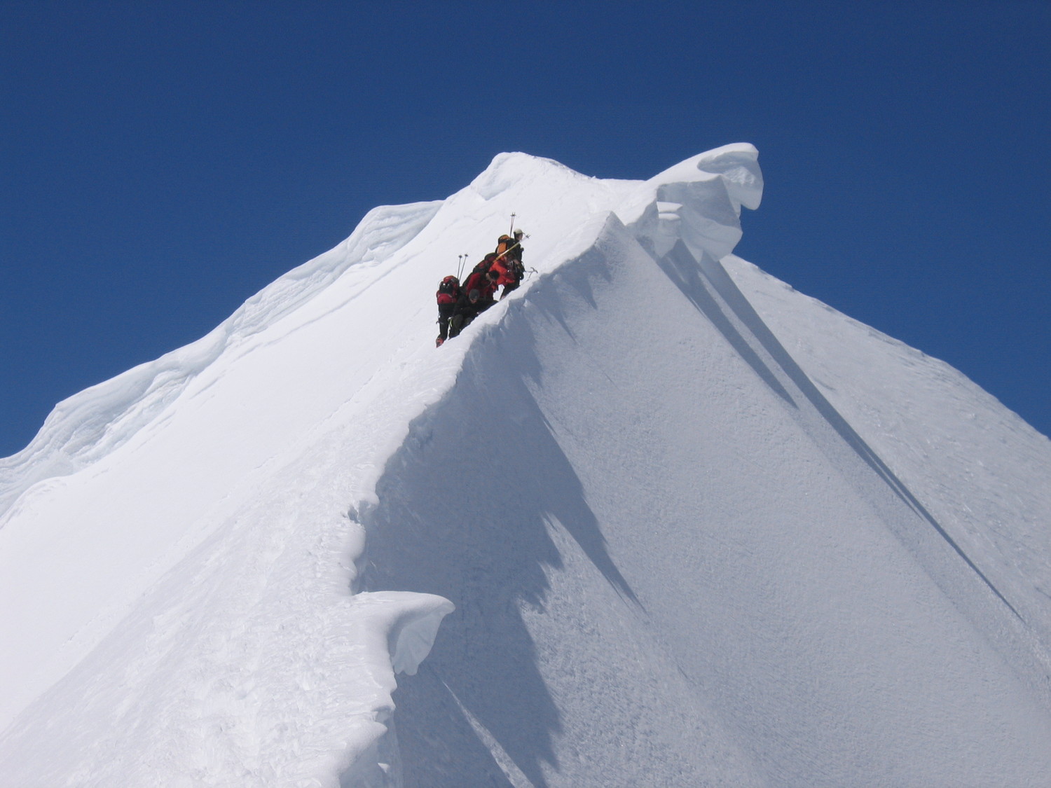 Arete terminale du Mönsch (voie normale)
