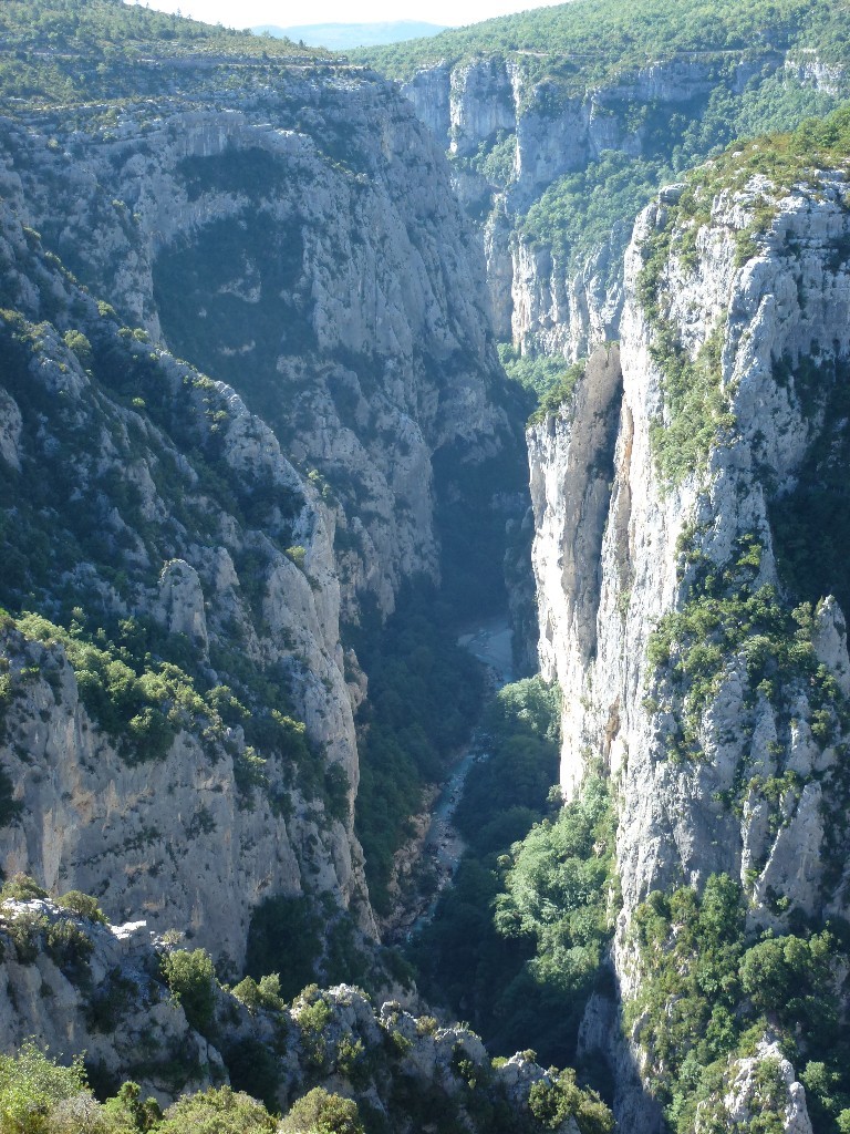 Les gorges au niveau de l'Imbut