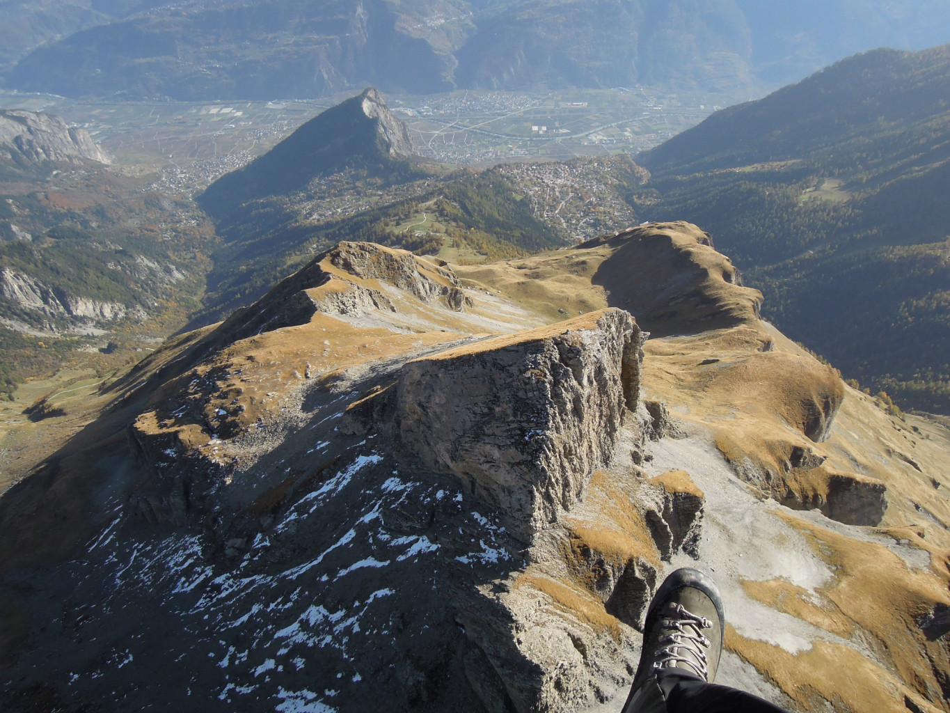 Pointe de Chemo et vallée du Rhône