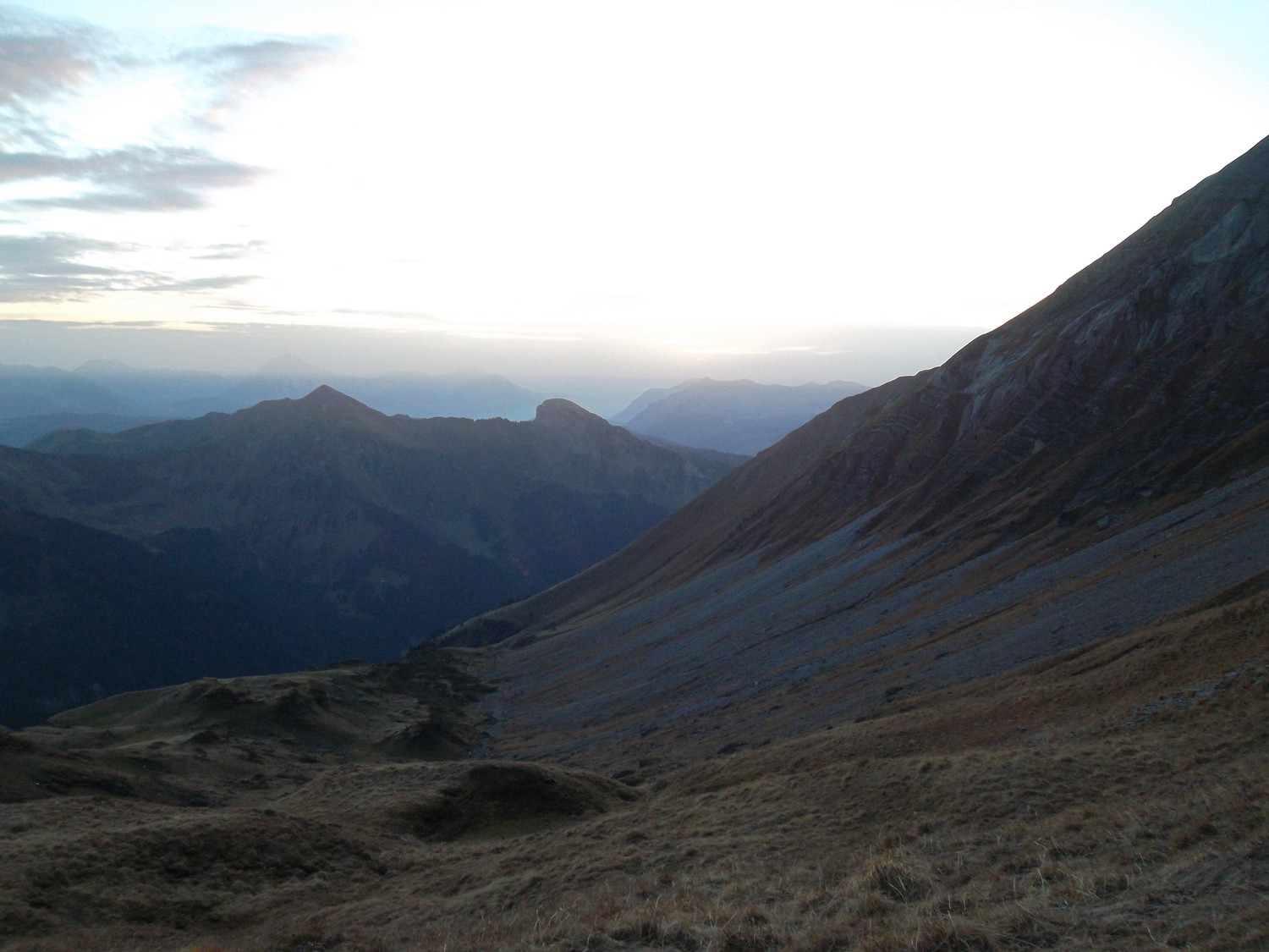 Le vallon qui mène au col de Fornet