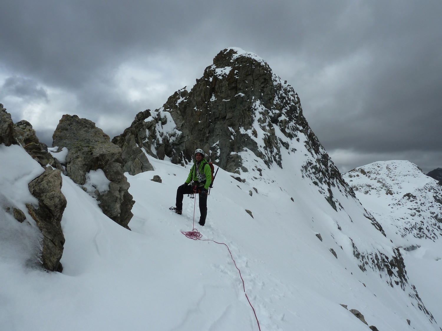 partie finale : au fond, le crux et le sommet