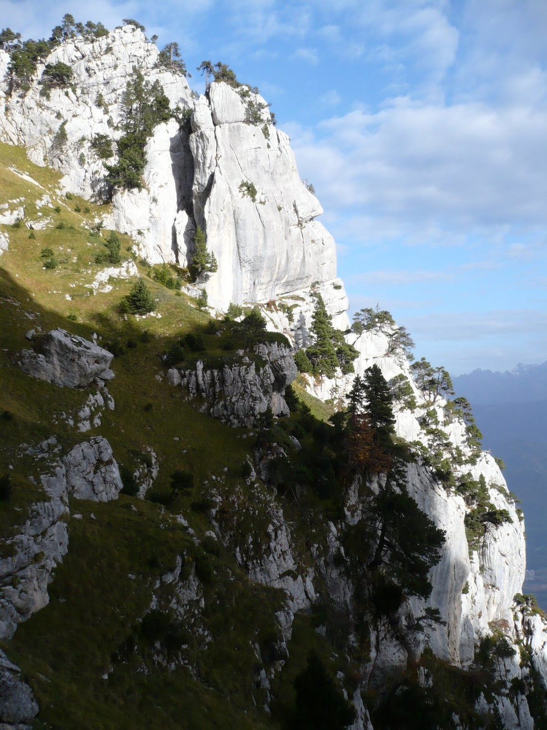 Beau soleil sur le pilier de l'Astragale