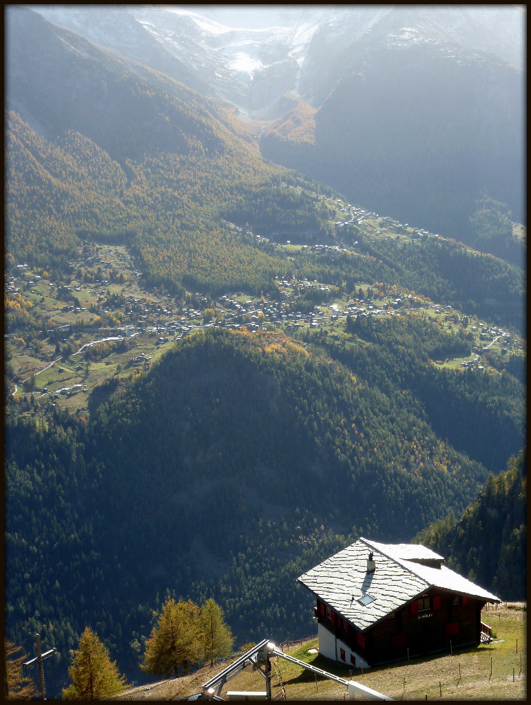 Schalb - Törben : Panorama depuis la chapelle de schalb (accessoirement notre aire de pique-nique)