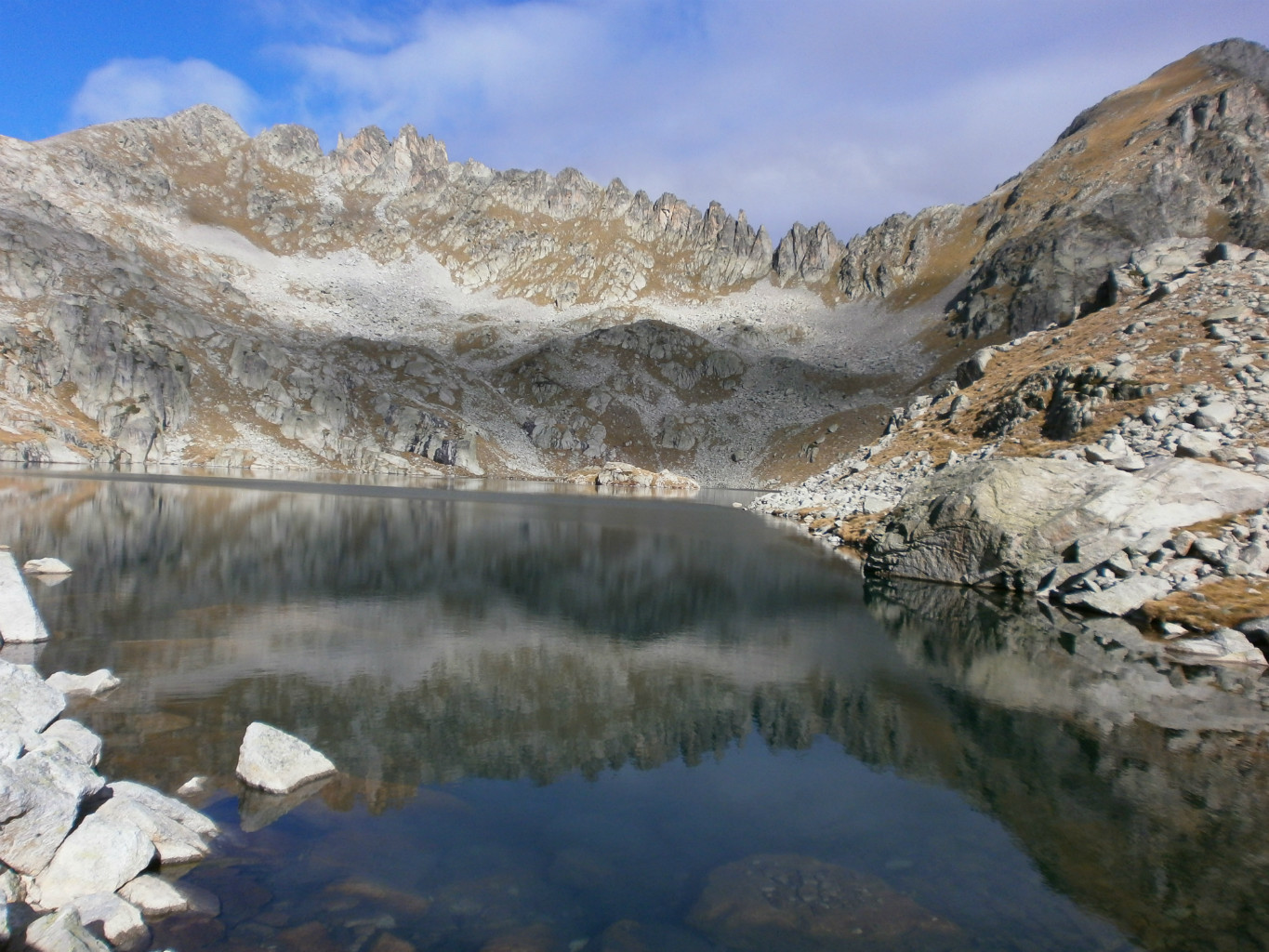 lac du Pourtet et aiguilles du Piarrouy