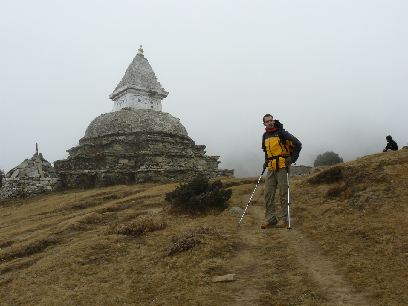 Devant un gompa vers khumjung