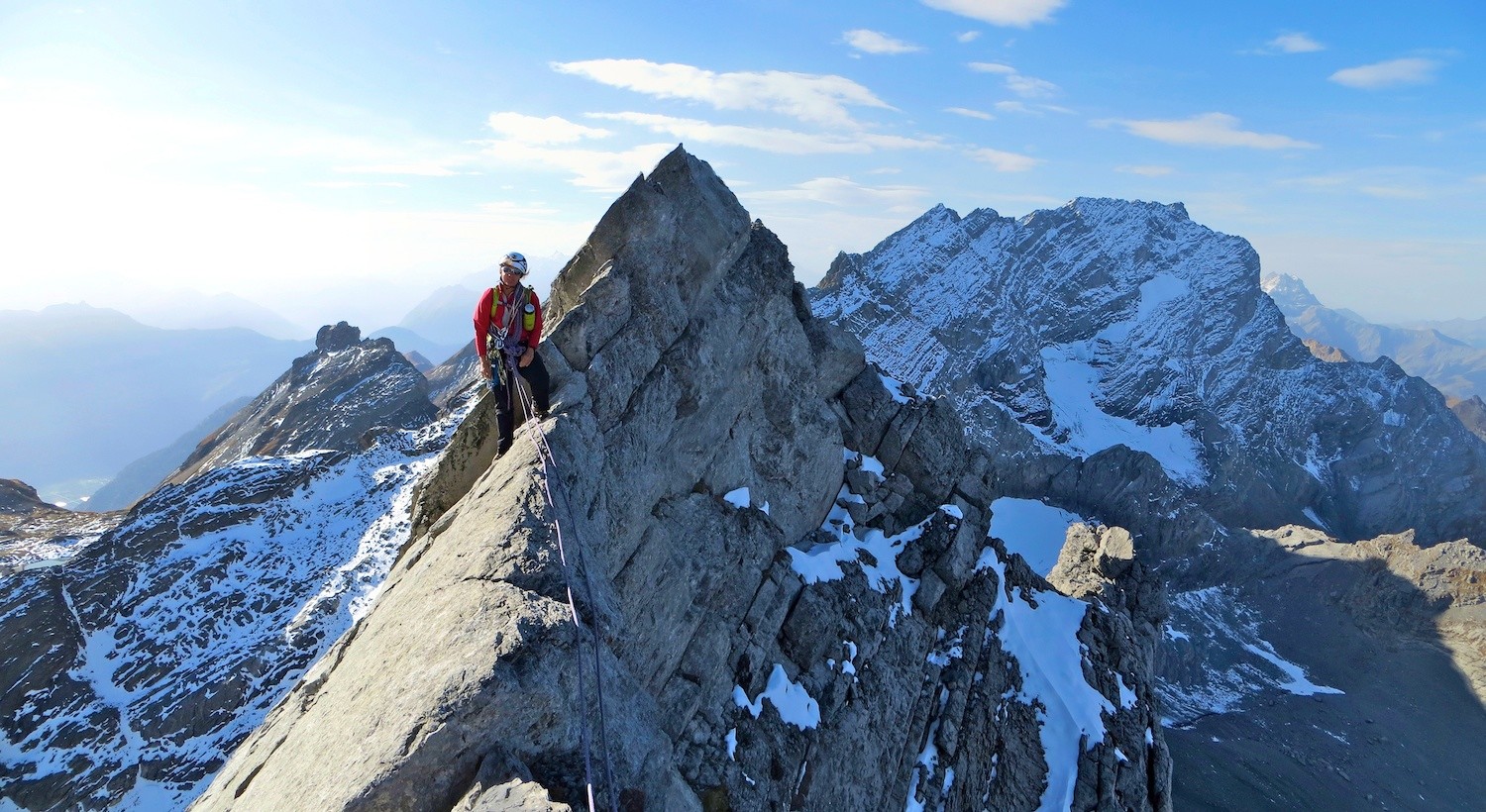 Sur le fil de l'arête
