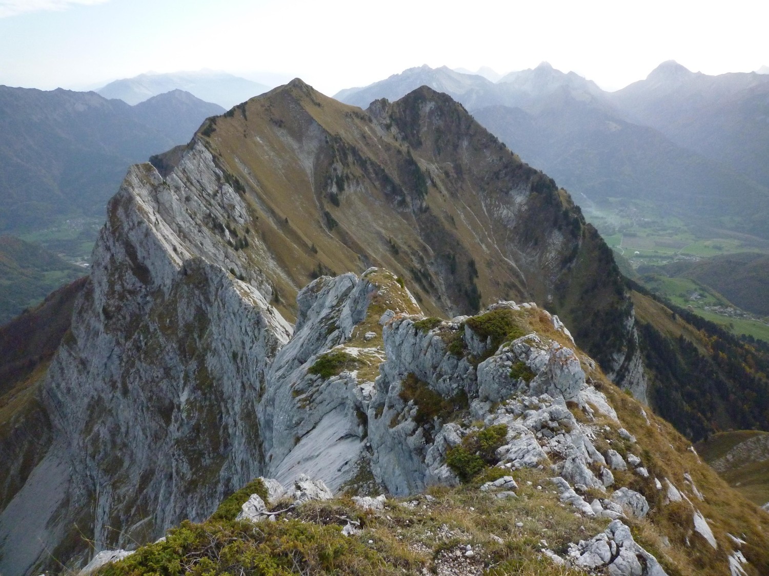 Arete Beccaz-Mouches depuis la Beccaz