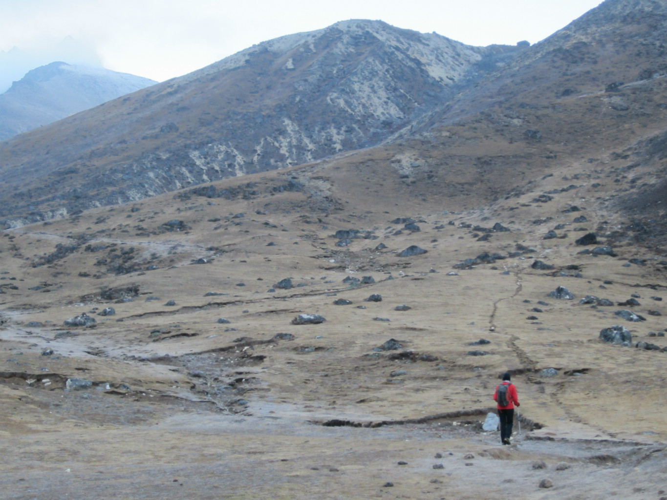 Départ de Langden vers le Renjo Pass