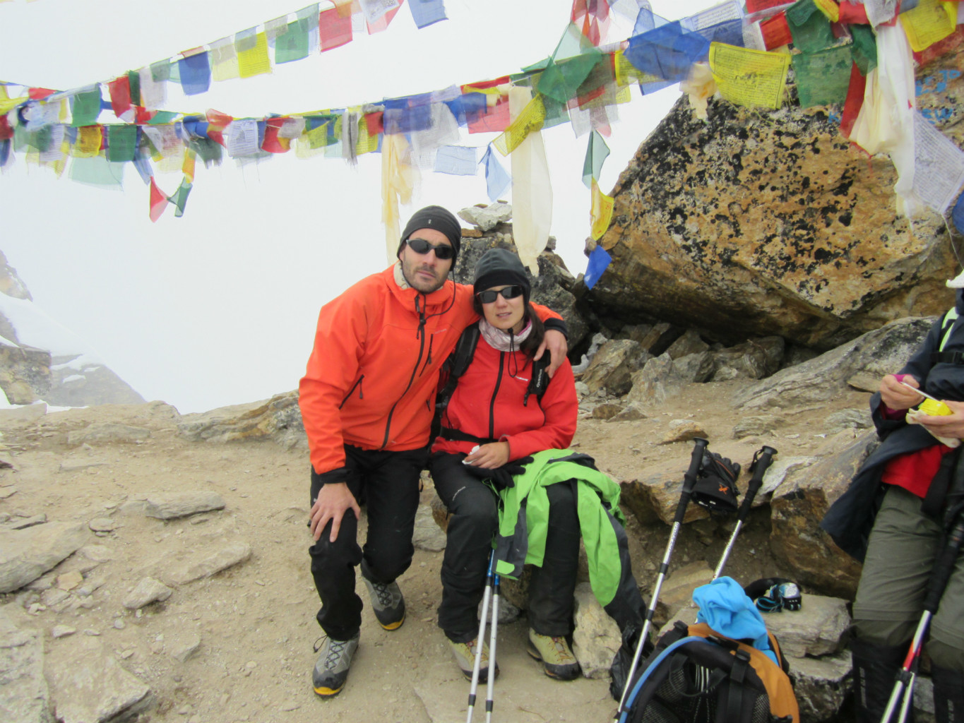 Arrivés au Renjo Pass