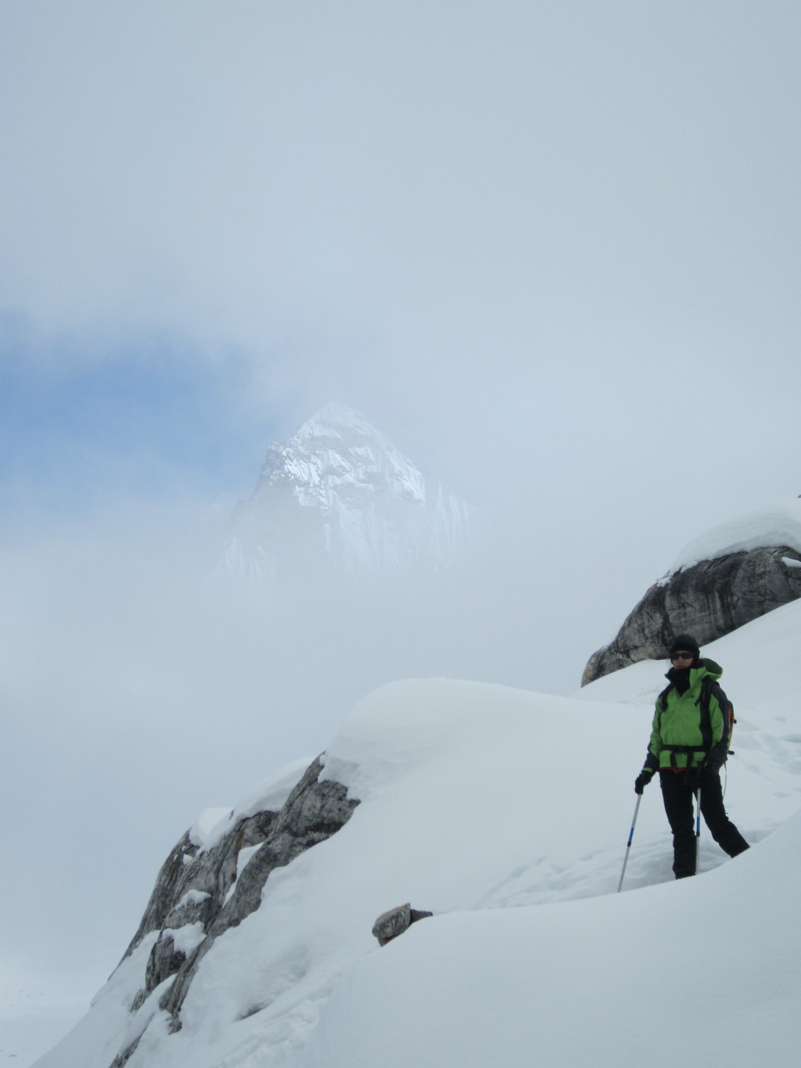 Début de la descente du Renjo Pass