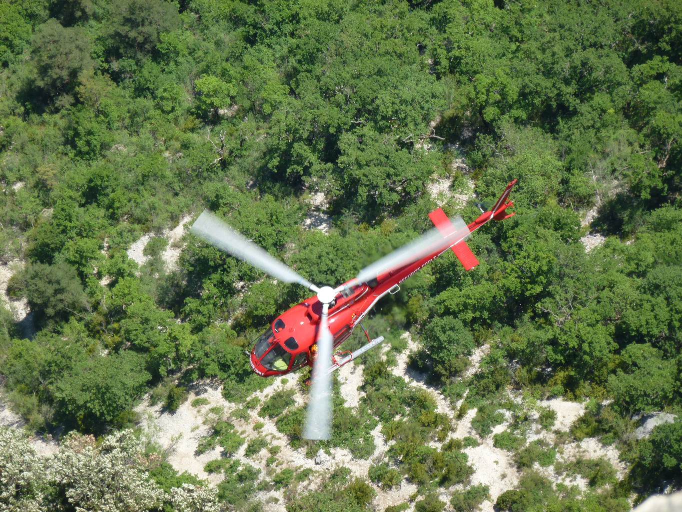 Les secours en action