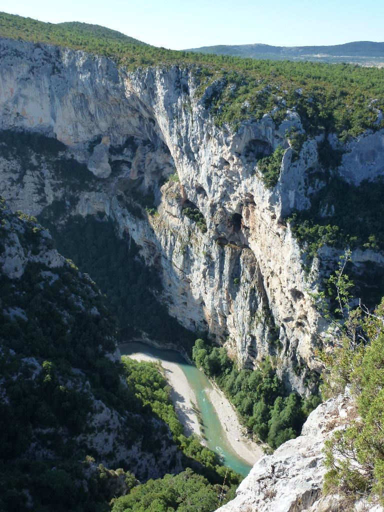 Les gorges au départ