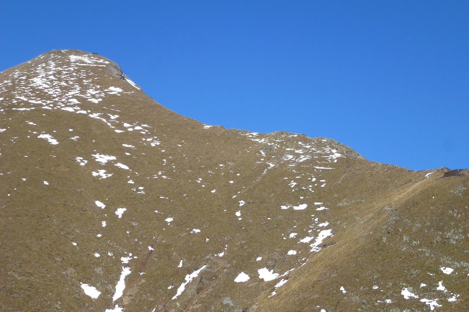 Versante di salita e discesa dal Monte Rotondo