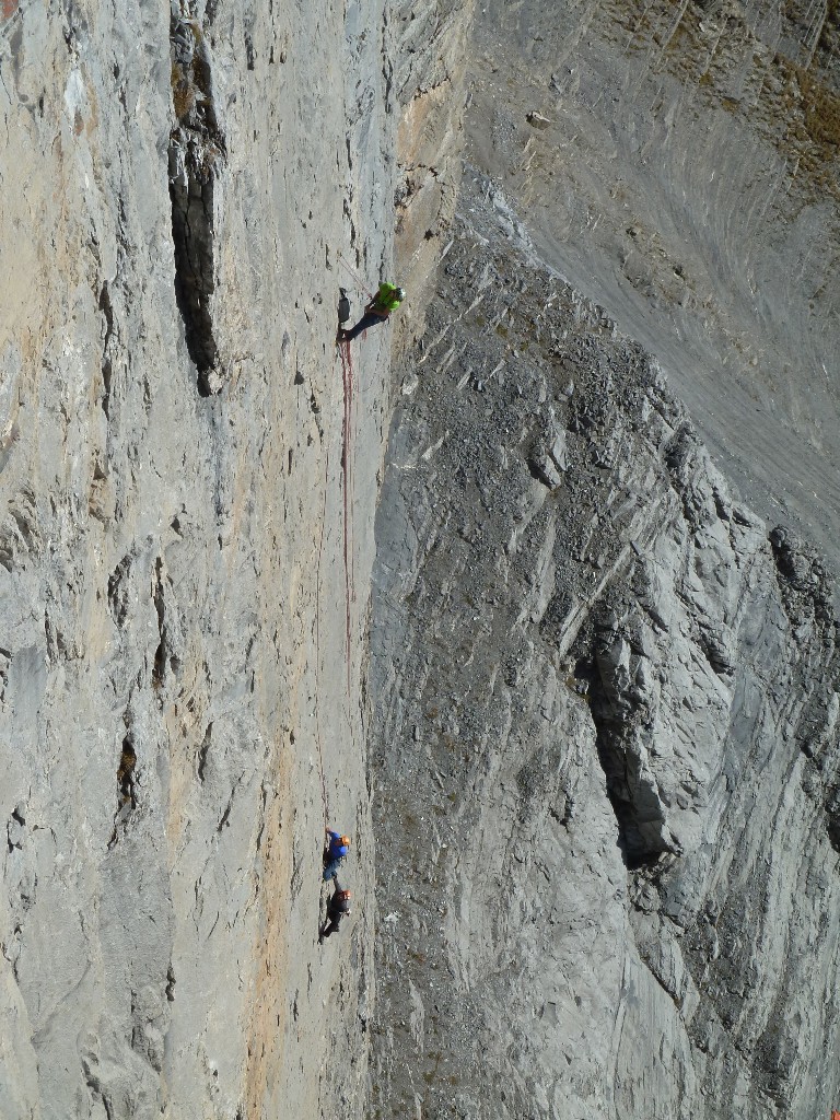 Cordée de 3 dans Bételgeuse
