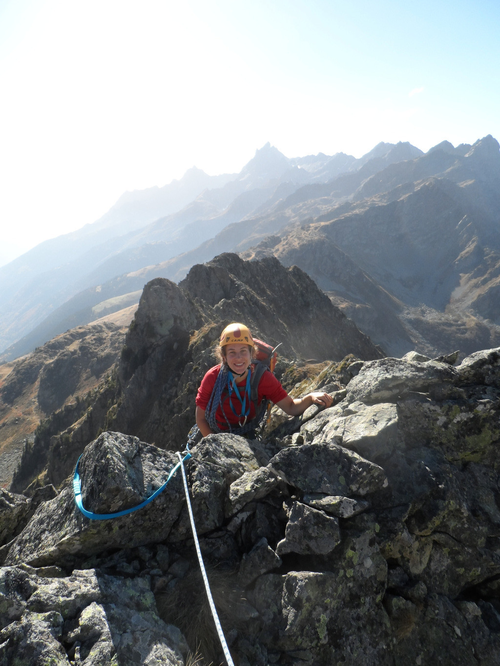 Sur la crête